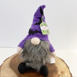 New Halloween Gnome with Purple Bat Hat